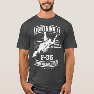 Camiseta F35 Lightning II USAF Stealth Multirole Fighter Je