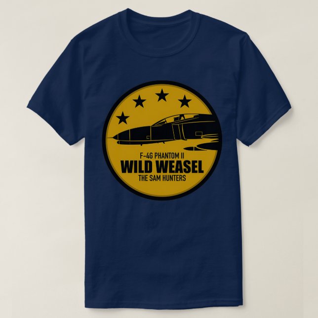 Camiseta F4 Phantom II Wild Weasel  (Frente do Design)