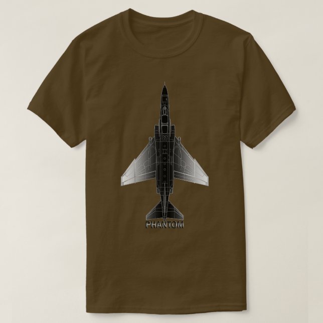 Camiseta F4 Phantom Supersonic Jet  (Frente do Design)