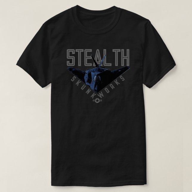 CAMISETA F-117 BOMBA DE STEALTH (Frente do Design)