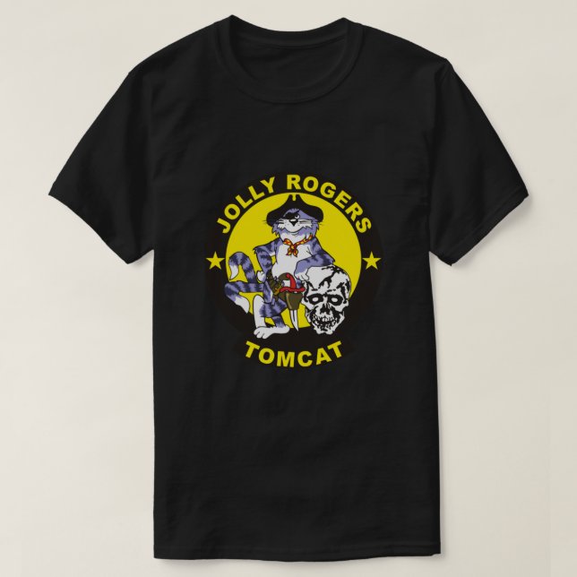 Camiseta F-14 Tomcat VF-84 Jolly Rogers Classic (Frente do Design)