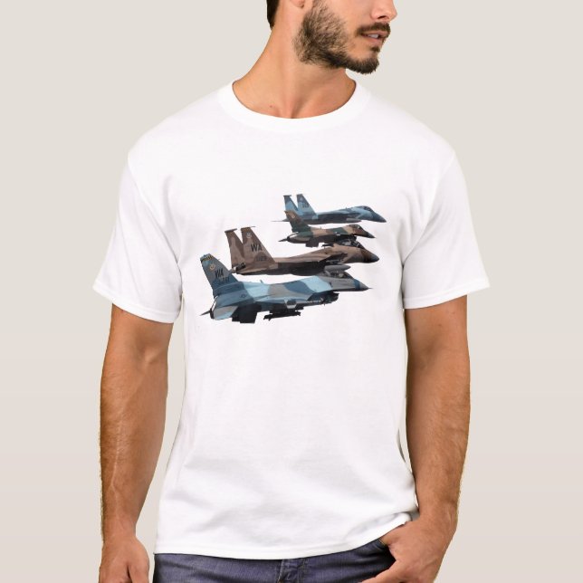 Camiseta F-15 e F-16 (Frente)