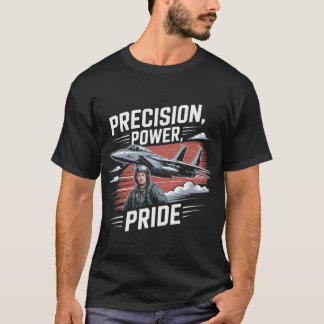 Camiseta F-15 Eagle Jet: Precision Pride Power Fighter Gift