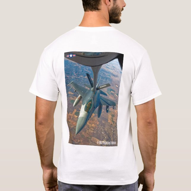 CAMISETA F-16C FALCÃO DE COMBATE (Verso)
