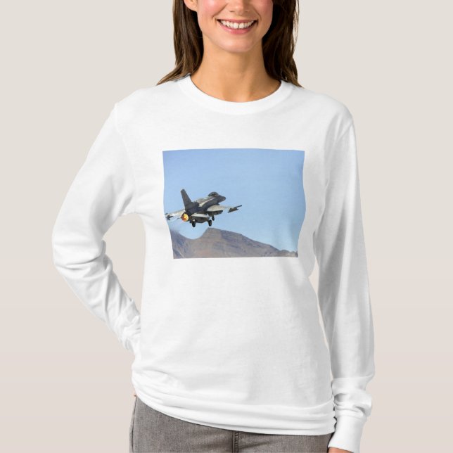 Camiseta F-16E dos Emirados Árabes Unidos (Frente)