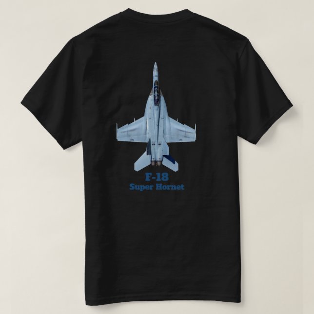 Camiseta F-18 Super Hornet  (Verso do Design)