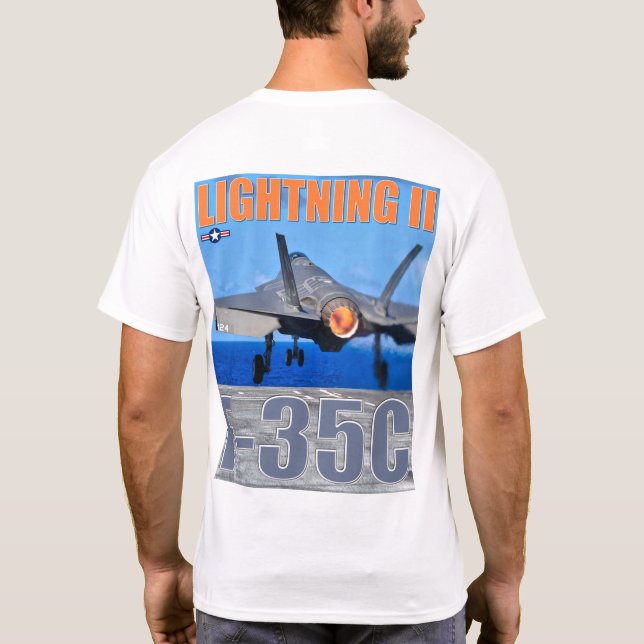 CAMISETA F-35C LIGAÇÃO II (Verso)