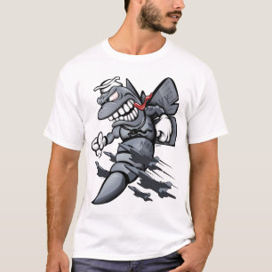 Camiseta F/A-18 Caricatura de Jato Militar de Combate à Lu