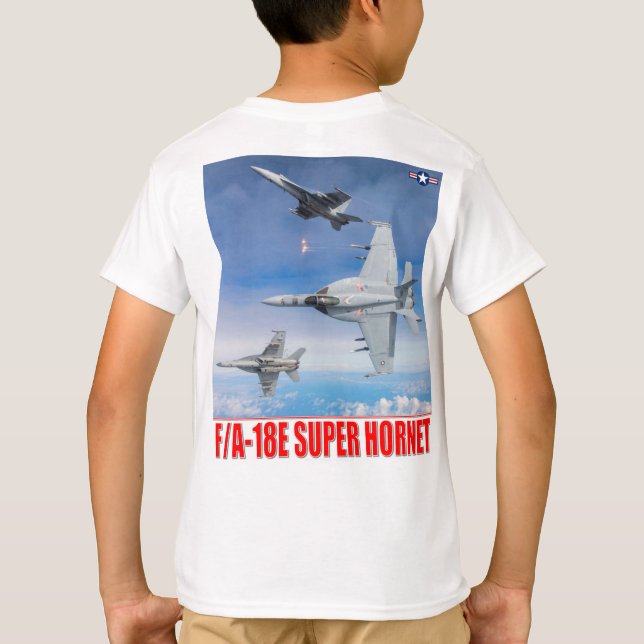 CAMISETA F/A-18E SUPER HORNET (Verso)