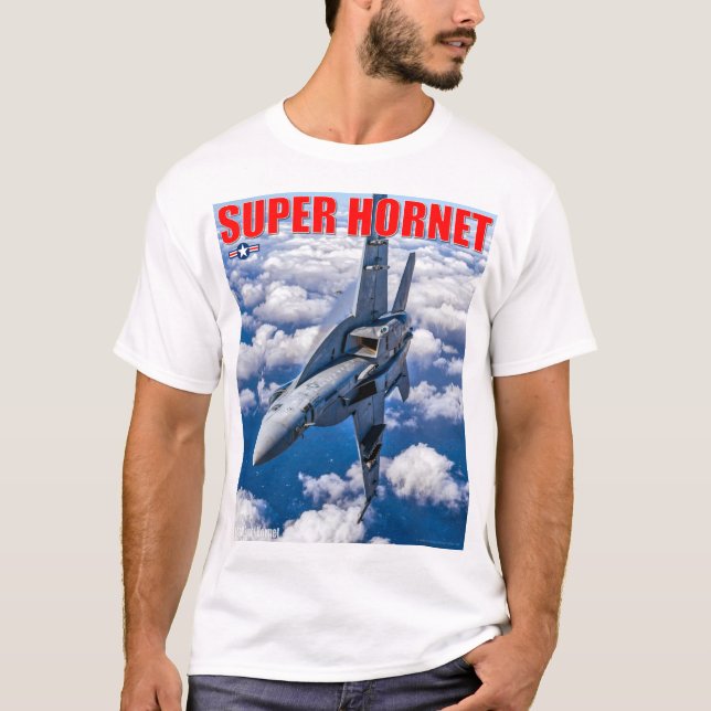 CAMISETA F/A-18E SUPER HORNET (Frente)