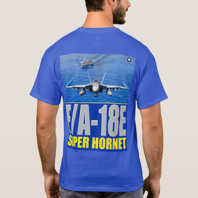 CAMISETA F/A-18E SUPER HORNET (Verso)
