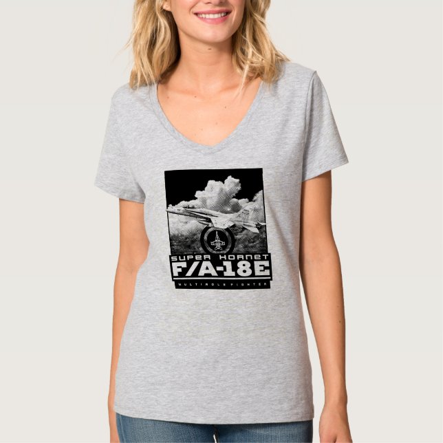 Camiseta F/A-18E Super Hornet (Frente)