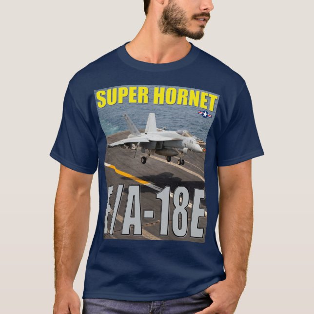 CAMISETA F/A-18E SUPER HORNET (Frente)