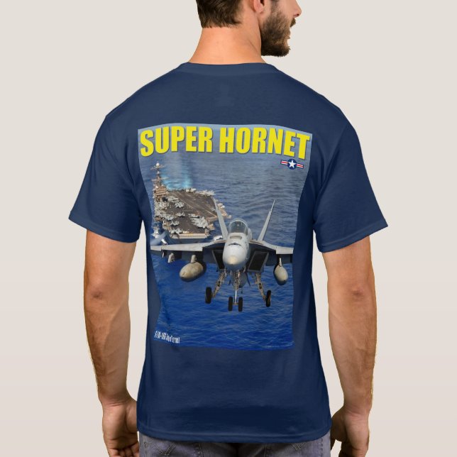 CAMISETA F/A-18E SUPER HORNET (Verso)