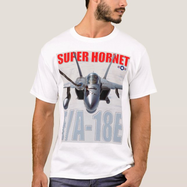 CAMISETA F/A-18E SUPER HORNET (Frente)