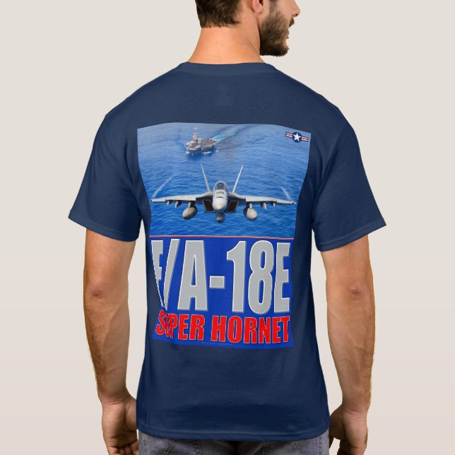 CAMISETA F/A-18E SUPER HORNET (Verso)