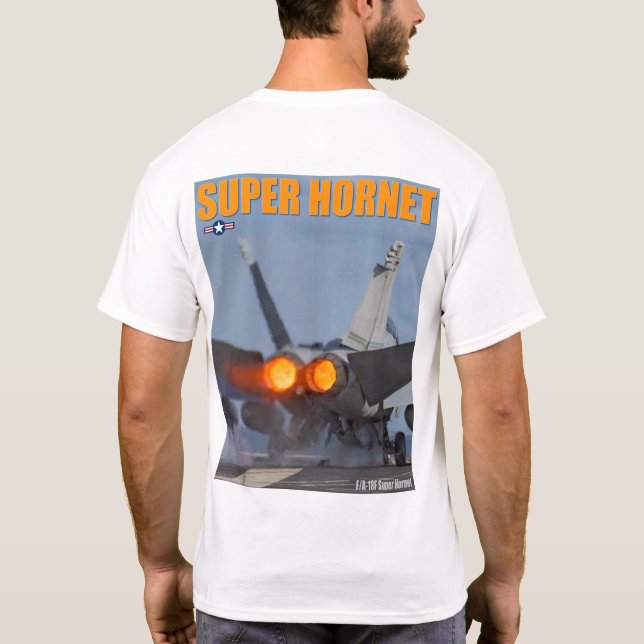 CAMISETA F/A-18F SUPER HORNET (Verso)