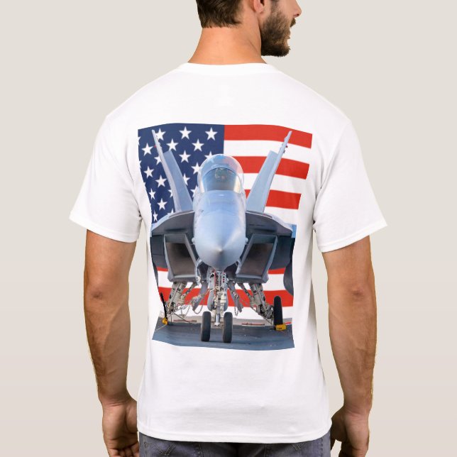 CAMISETA F/A-18F SUPER HORNET (Verso)