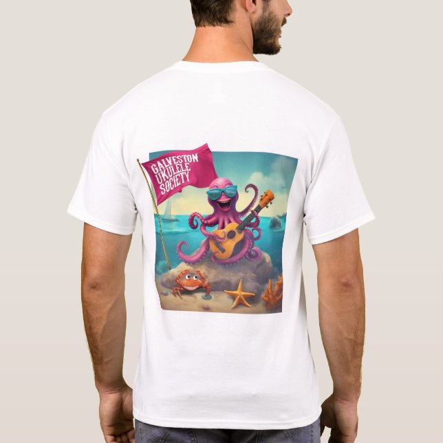Camiseta F&B de Galveston Ukulele Men (Verso)