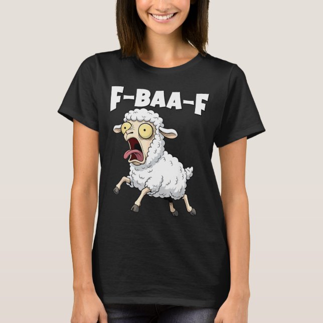 Camiseta F-baa-f Meme – Funny Screaming Meme Graphic  (Frente)
