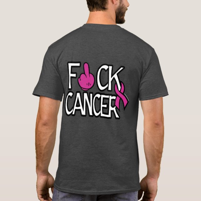 Camiseta F#CANCER CK...Cancer da mama (Verso)