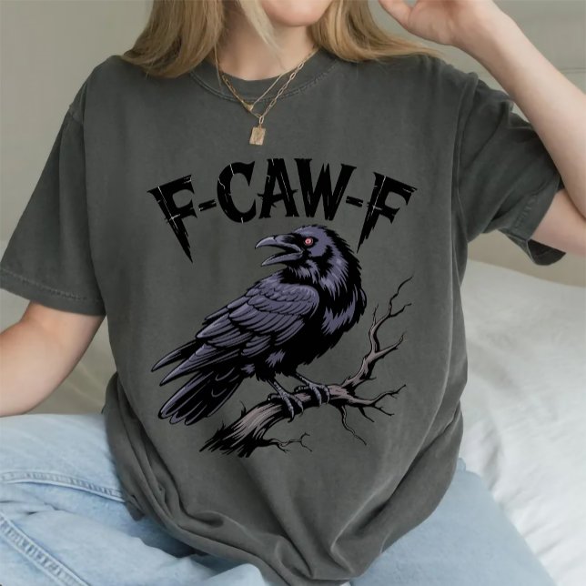 Camiseta F CAW F Corvo (Criador carregado)