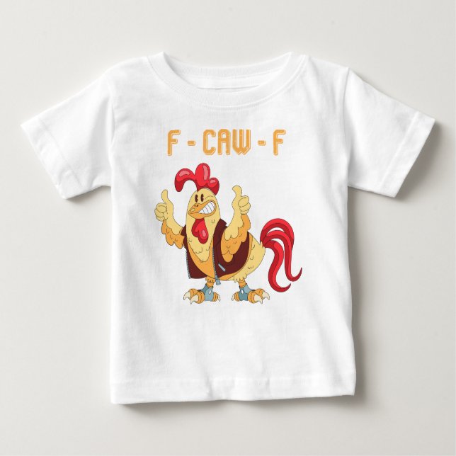 Camiseta F-Caw-F Funny Chicken (Frente)