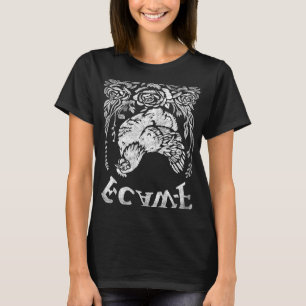 Camiseta F-caw-f Galinha Engraçada Sarcasmo Jogo de Palavra