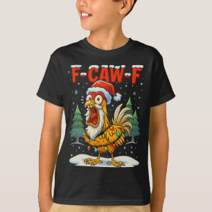 Camiseta F-caw-f Humor Engraçado de Frango F-caw-f Citação
