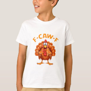Camiseta F-caw-f Humor Engraçado de Frango F-caw-f Meme de