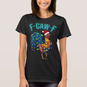 Camiseta F-caw-f Humor Engraçado de Frango Meme de Galo Nat