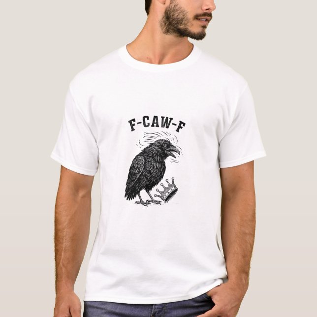 Camiseta F Caw F No Kings In America Creative Style (Frente)