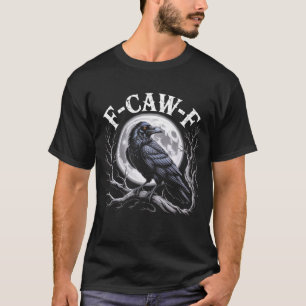 Camiseta F-CAW-F Pássaro Místico Místico Da Lua Plena