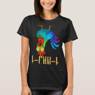 Camiseta F-caw-f Piada engraçada de galinha Citação de humo