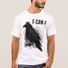 F-CAW-F Raven King - Dark Fantasy Watercolor Art
