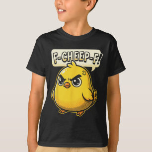 Camiseta F-cheep-f Galinha Irritada Quadrinho Pop Art _1
