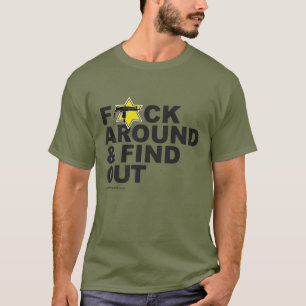 Camiseta "F*CK em torno e descubra"