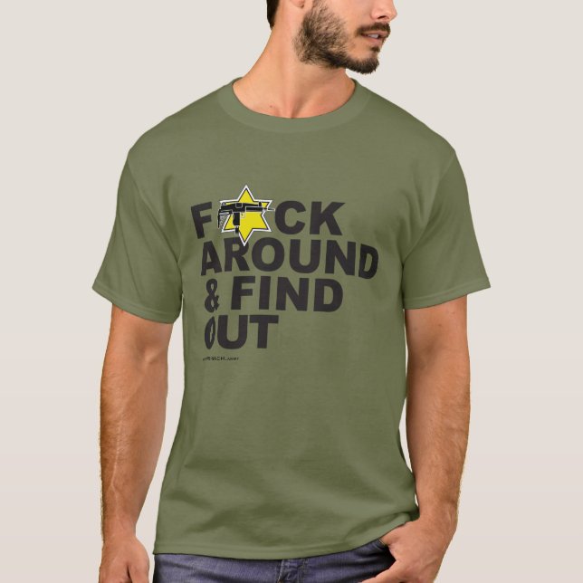 Camiseta "F*CK em torno e descubra" (Frente)