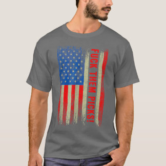 Camiseta F ck Them Picles Les Snead USA Flag