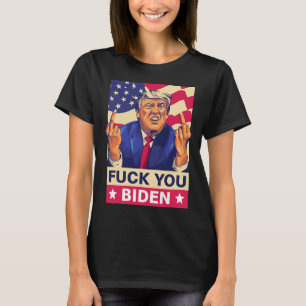 Camiseta F%ck Você Biden Engraçado Trump