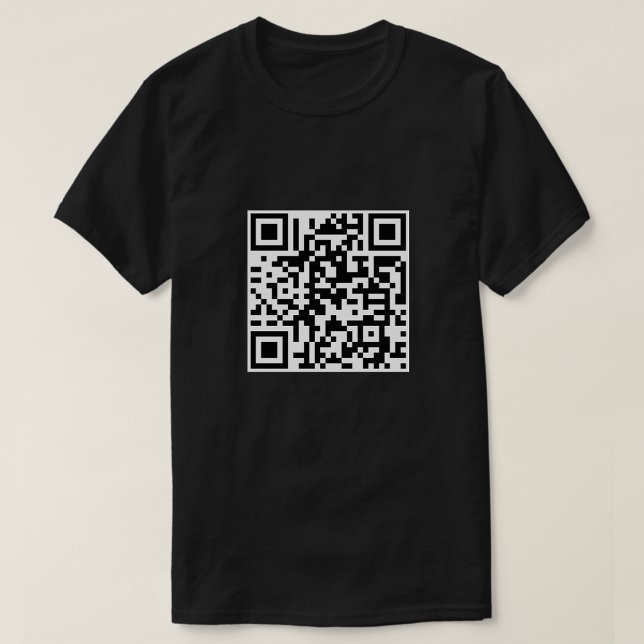 Camiseta F*ck You QR Code Shirt Engraçado Shirt Sarcasti (Criador carregado)