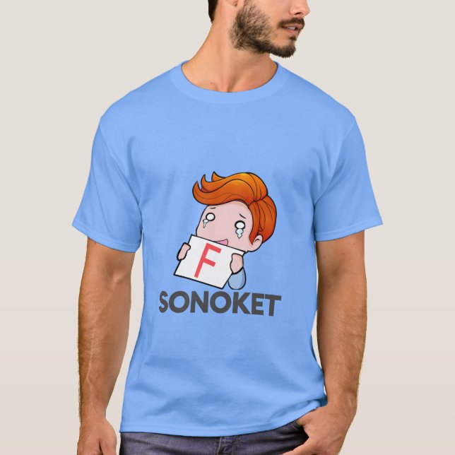 Camiseta F clássica em chat (Frente)