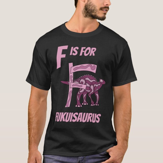 Camiseta F é de Fukuisaurus (Frente)