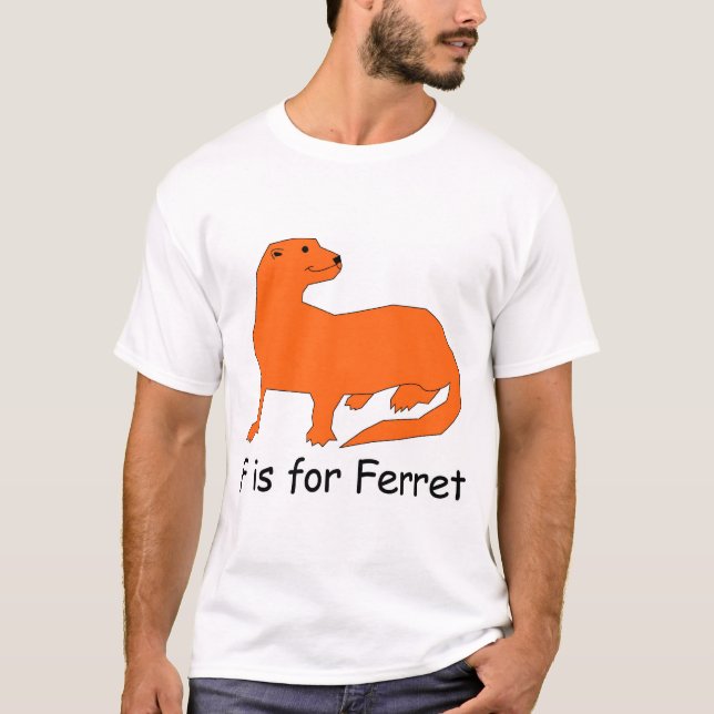 Camiseta F é para a doninha (Frente)