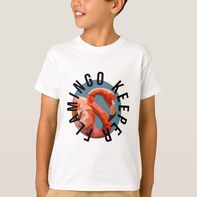 Camiseta F é para Flamingo Keeper (Frente)