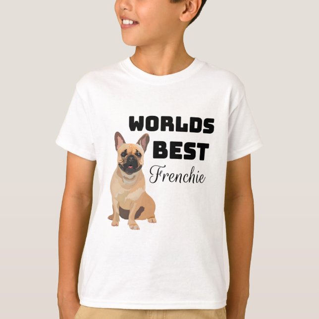 Camiseta F é para Frenchie Dog (Frente)