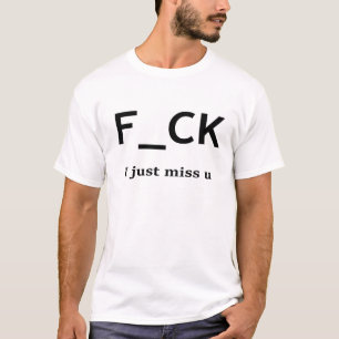 Camiseta F@ Eu só sinto falta de você