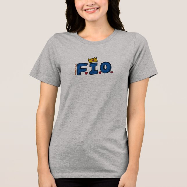 Camiseta F.I.O. “Figure It Out” – Attention III Blend  (Frente)