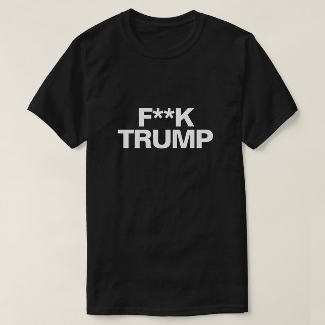 CAMISETA F**K TRUMP (Frente do Design)