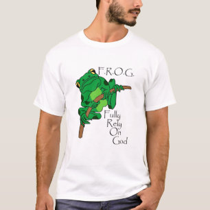 Camiseta F.R.O.G. Confie inteiramente no deus #1